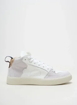 Baskets Ector Blanc Talon Plat Jusqu'à 3cm