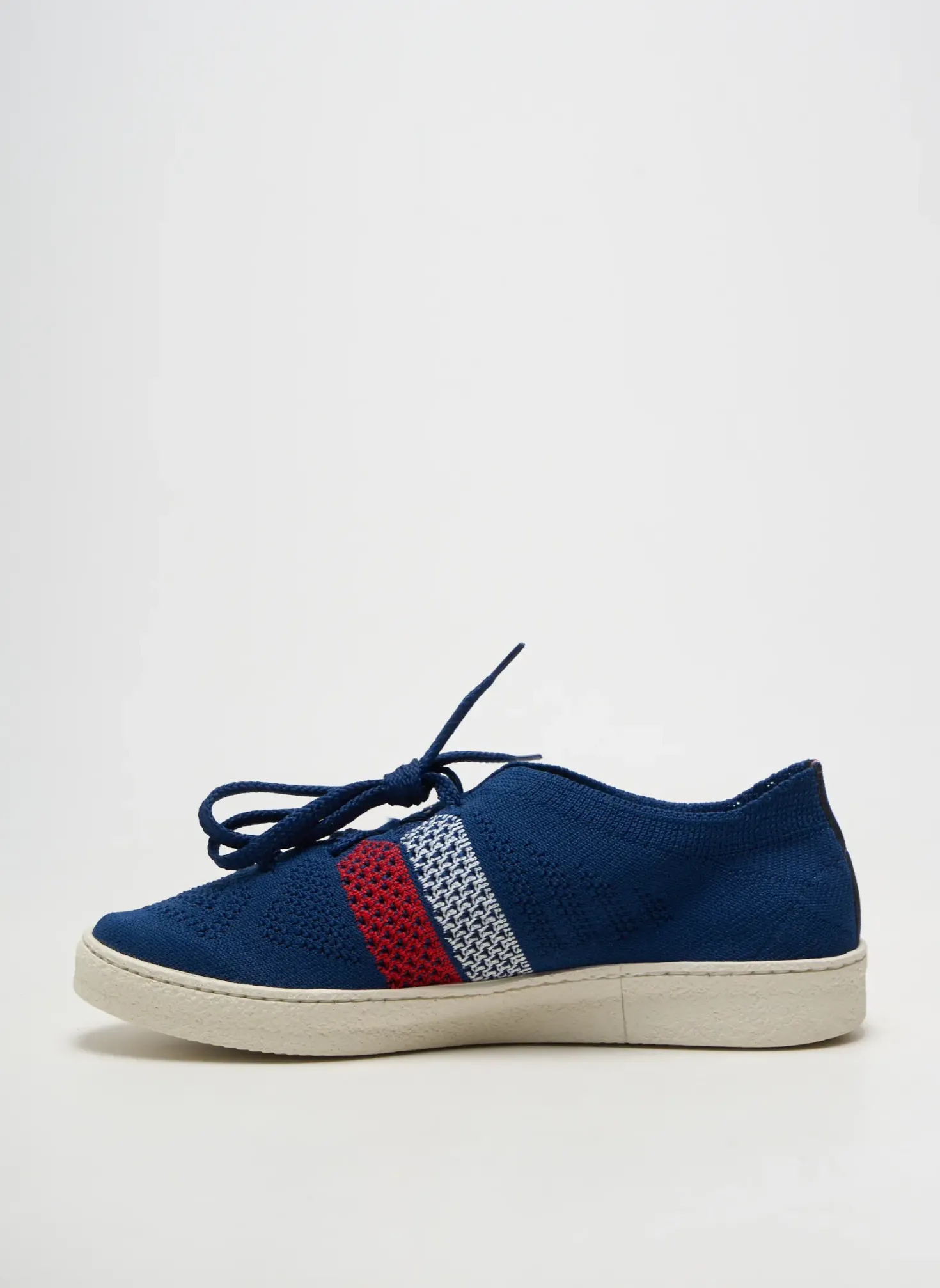 Baskets Ector Bleu Bout Rond