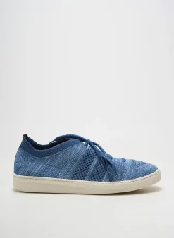 Baskets Ector Bleu Bout Rond