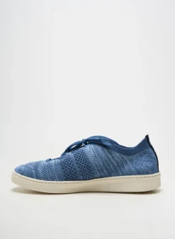 Baskets Ector Bleu Bout Rond