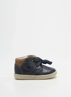 Baskets Falcotto Bleu Bout Rond