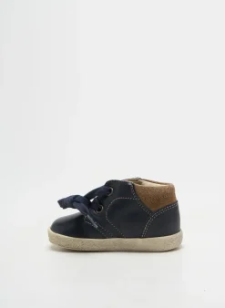 Baskets Falcotto Bleu Bout Rond