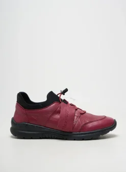 Baskets Flexinos Rouge Talon Plat Jusqu'à 3cm