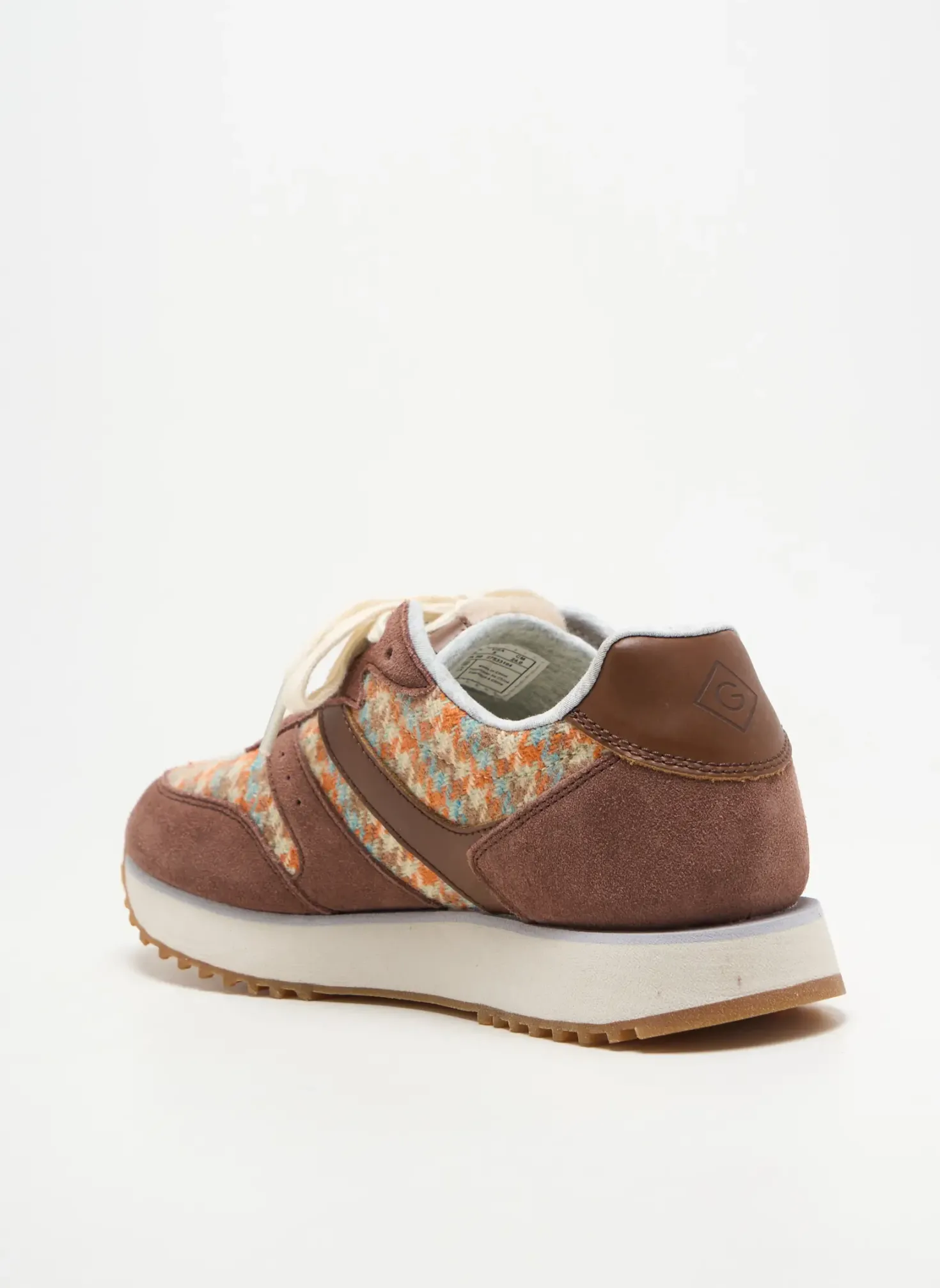 Baskets Gant Marron Talon Plat Jusqu'à 3cm