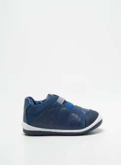 Baskets Garvalin Bleu Bout Rond