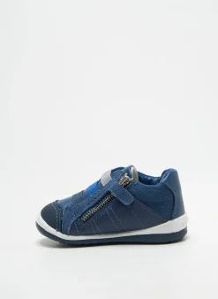 Baskets Garvalin Bleu Bout Rond