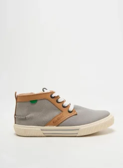 Baskets Kickers Gris Bout Rond