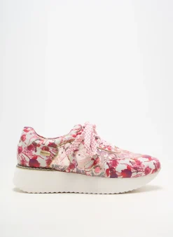 Baskets Laura Vita Rose Talon Plat Jusqu'à 3cm