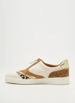 Baskets Mam'zelle Blanc Talon Plat Jusqu'à 3cm