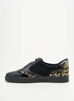 Baskets Mam'zelle Noir Talon Plat Jusqu'à 3cm