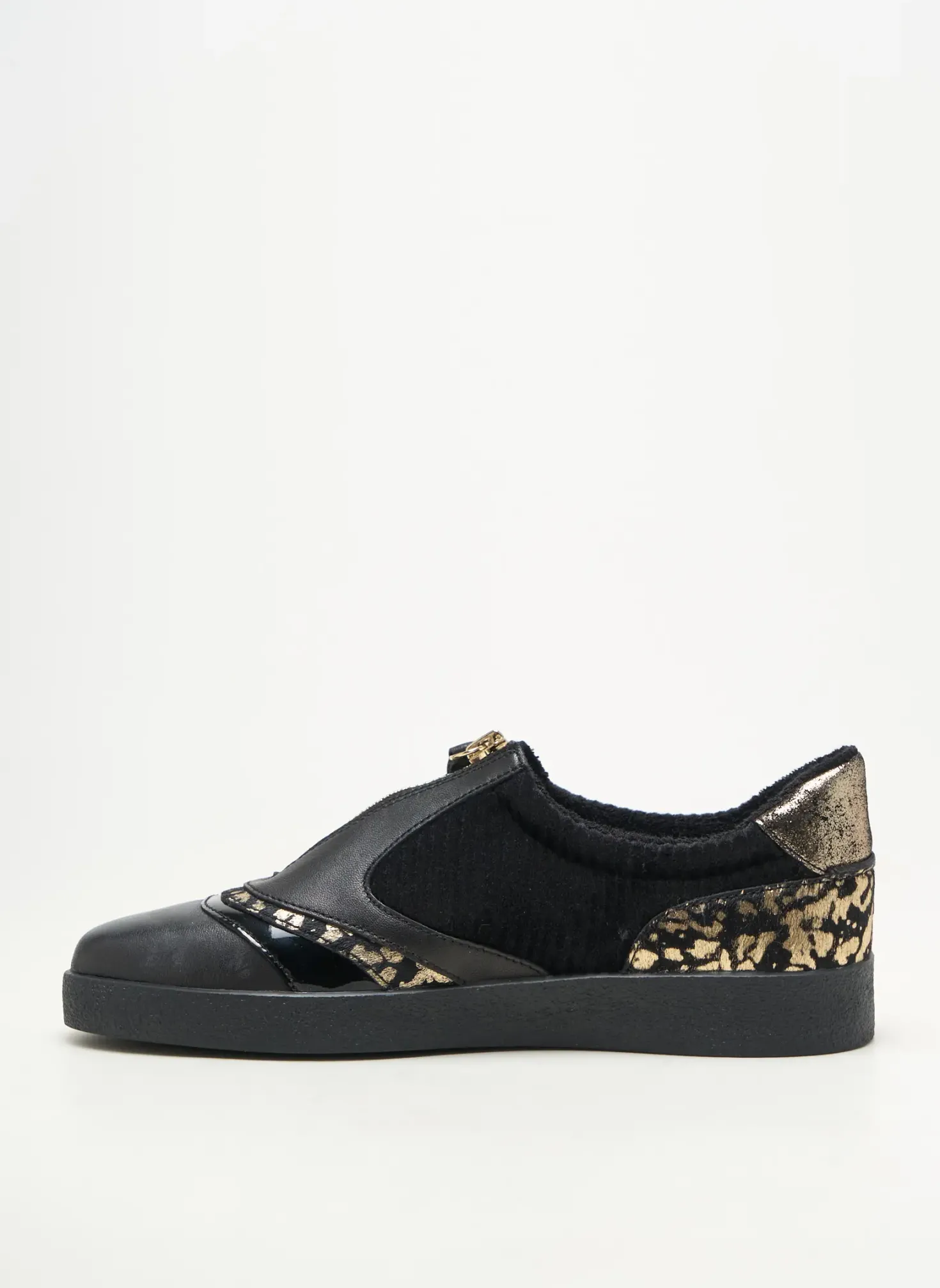 Baskets Mam'zelle Noir Talon Plat Jusqu'à 3cm