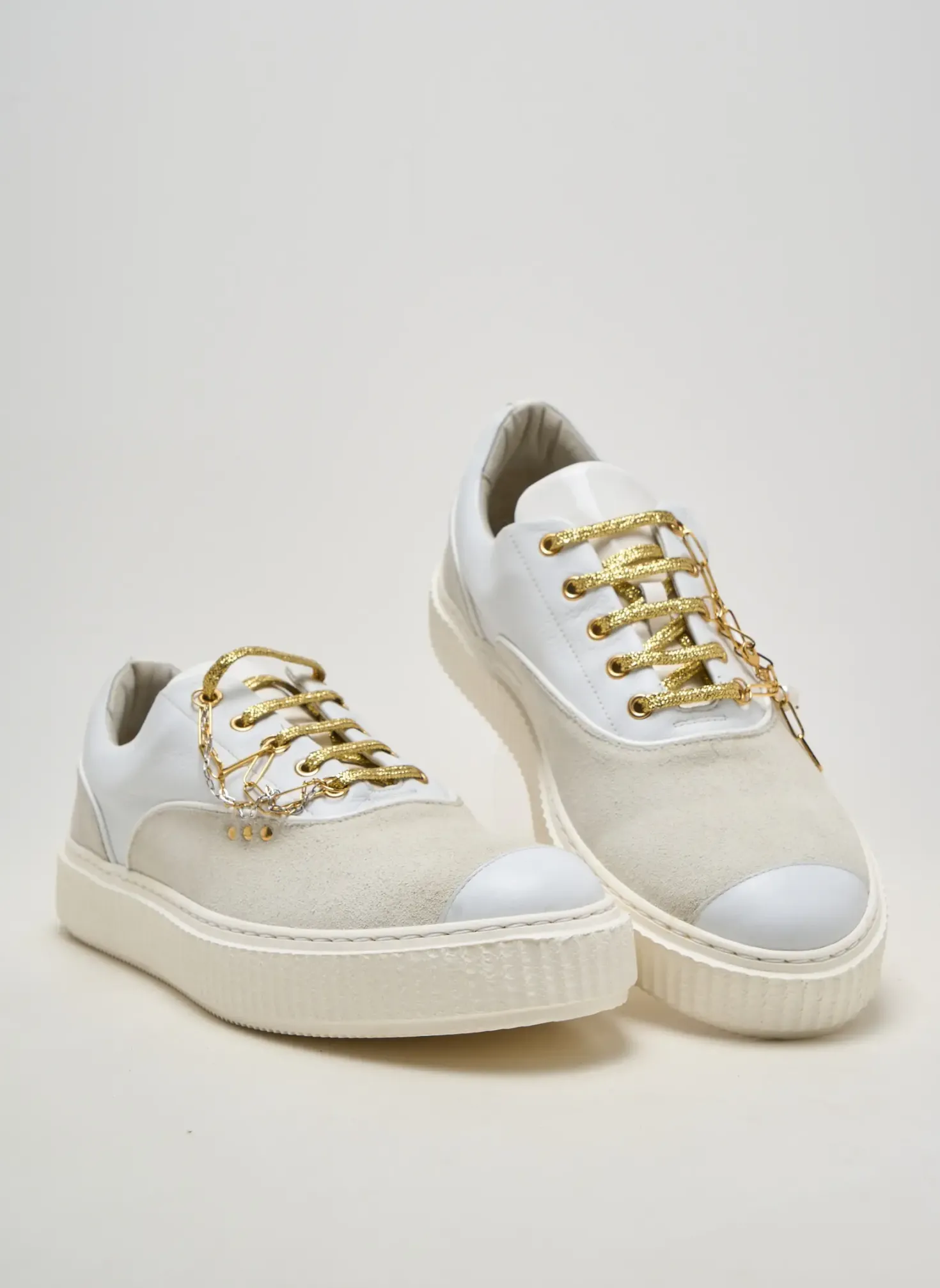 Baskets Me.land Beige Bout Rond
