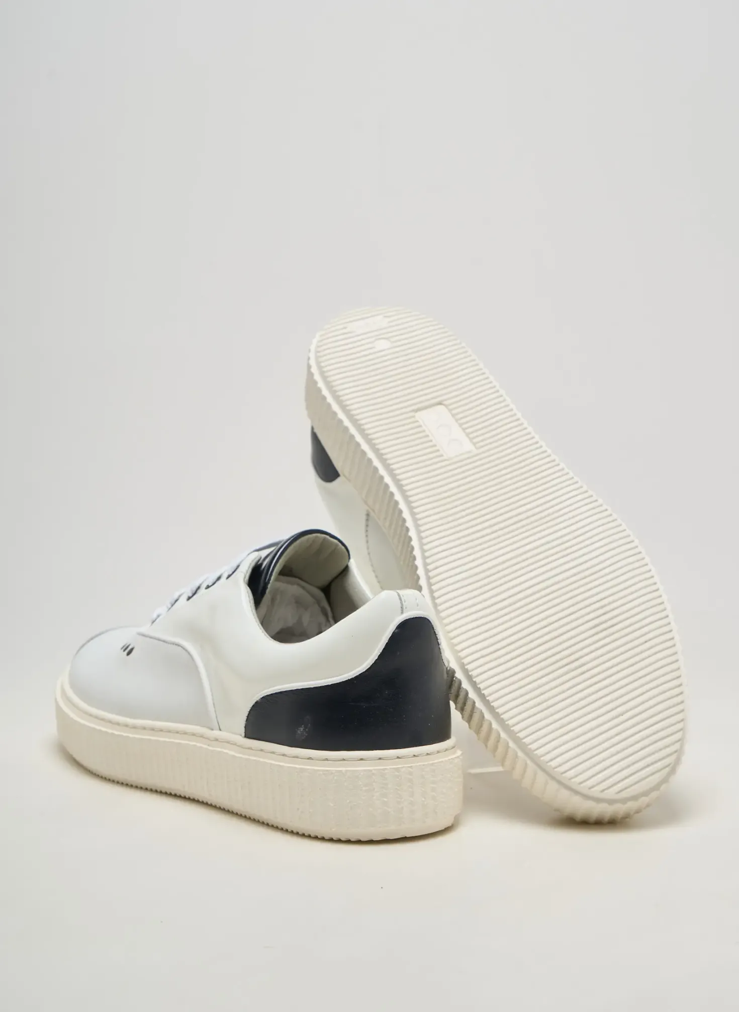 Baskets Me.land Blanc Bout Rond