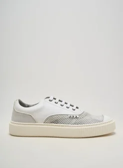 Baskets Me.land Blanc Bout Rond