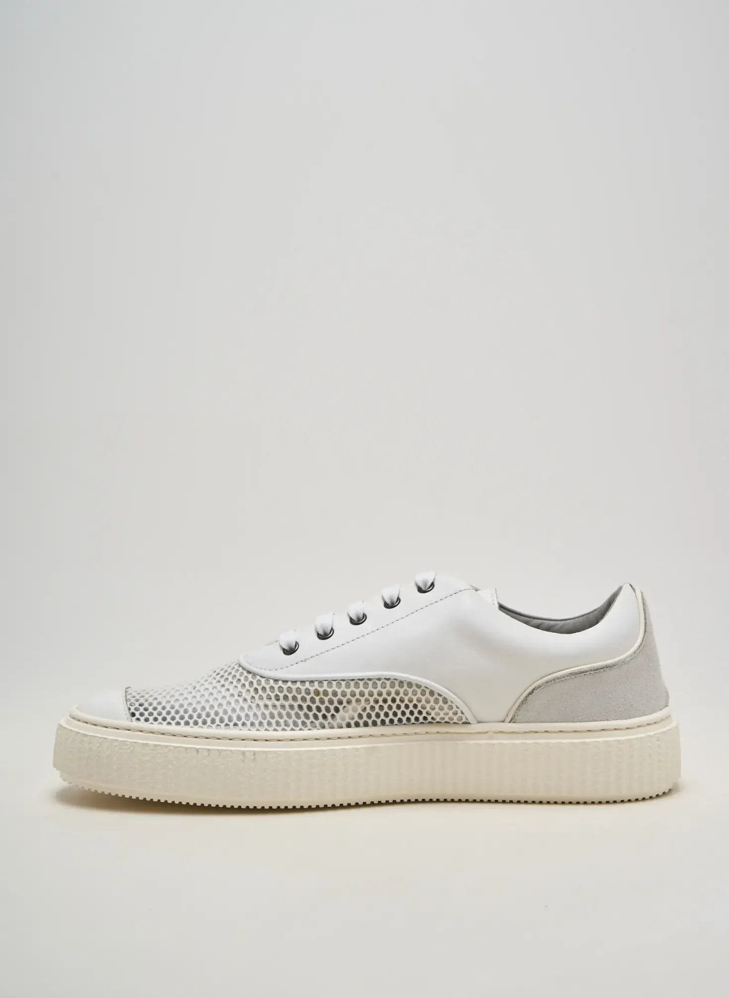Baskets Me.land Blanc Bout Rond