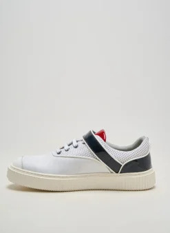 Baskets Me.land Blanc Bout Rond