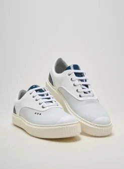 Baskets Me.land Blanc Bout Rond