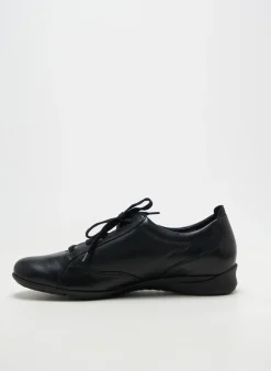 Baskets Mephisto Noir Talon Plat Jusqu'à 3cm