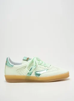 Baskets Mjus Vert Talon Plat Jusqu'à 3cm