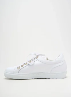 Baskets Myma Blanc Talon Plat Jusqu'à 3cm