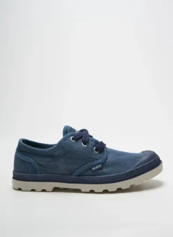 Baskets Palladium Bleu Talon Plat Jusqu'à 3cm