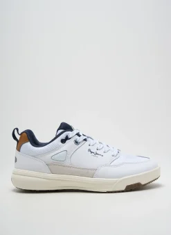 Baskets Pepe Jeans Blanc Bout Rond