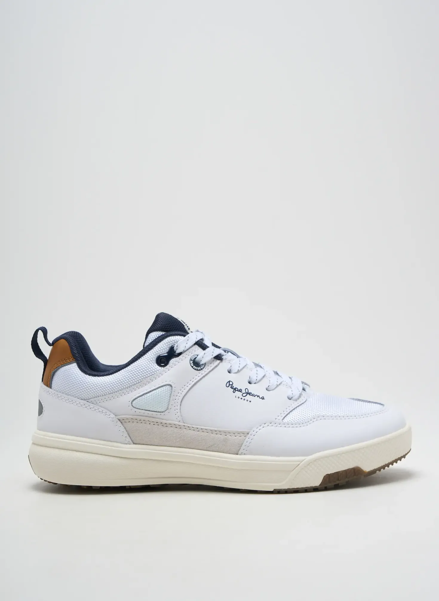 Baskets Pepe Jeans Blanc Bout Rond