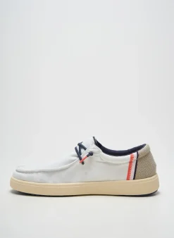 Baskets Pitas Blanc Bout Rond