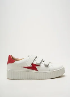 Baskets Vanessa Wu Rouge Talon Plat Jusqu'à 3cm