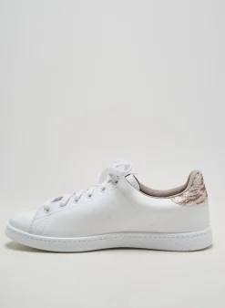 Baskets Victoria Blanc Talon Plat Jusqu'à 3cm