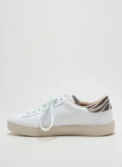 Baskets Victoria Blanc Talon Plat Jusqu'à 3cm
