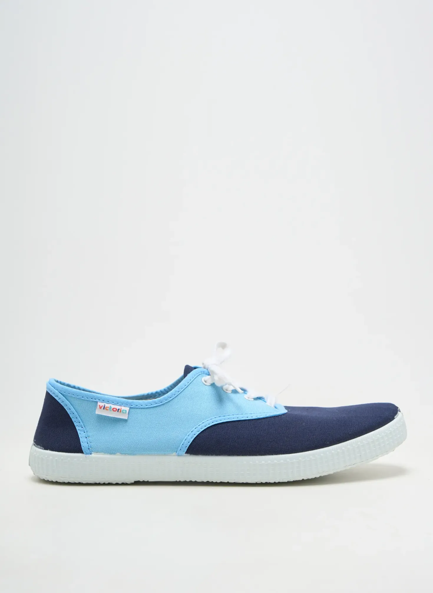 Baskets Victoria Bleu Bout Rond