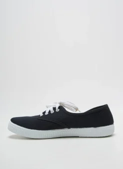 Baskets Victoria Noir Bout Rond
