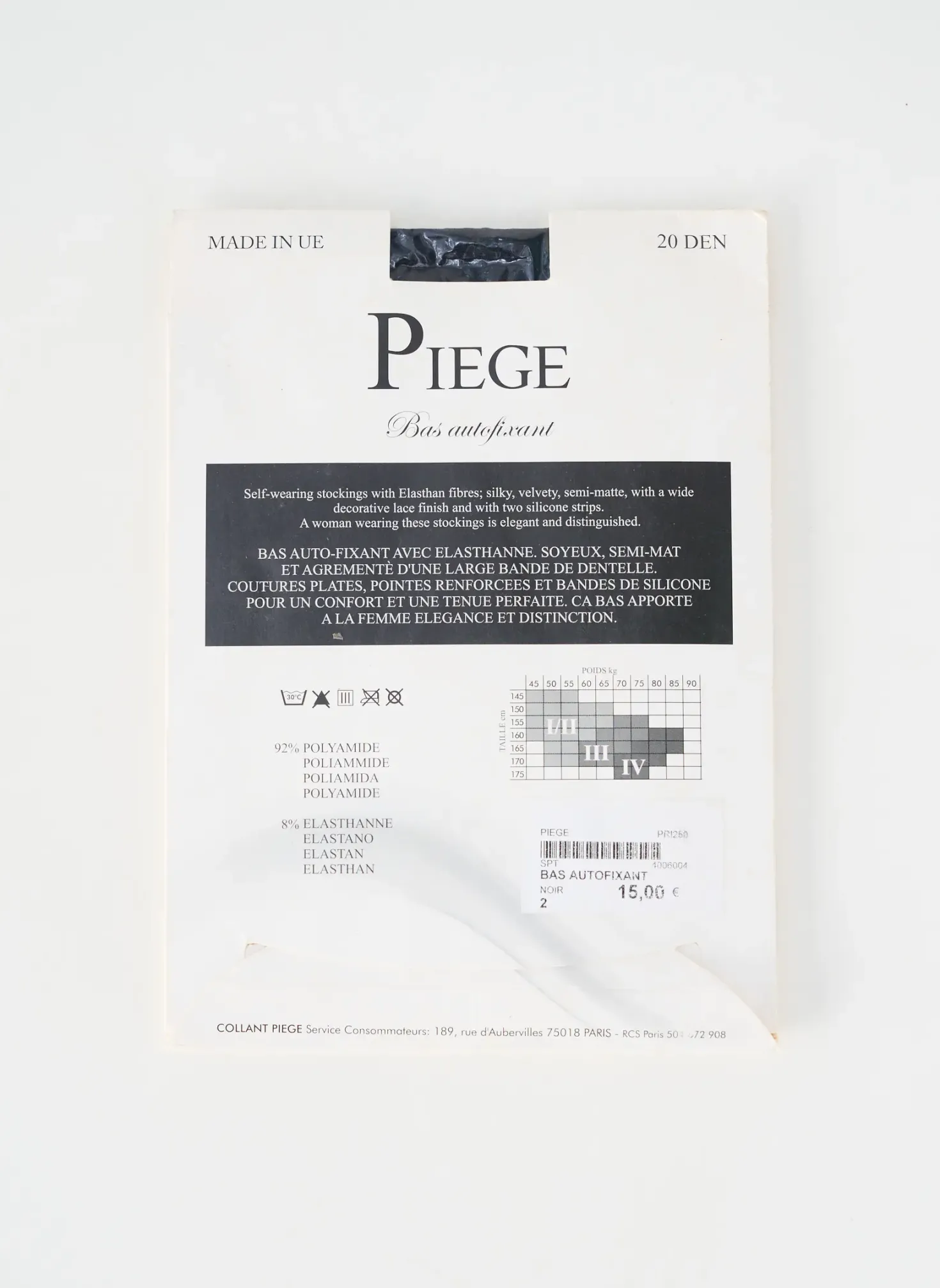 Bas Piege Noir