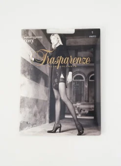 Bas Trasparenze Noir