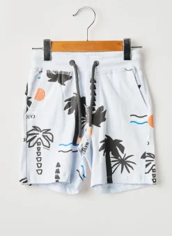 Bermuda Garcia Bleu Taille Élastique