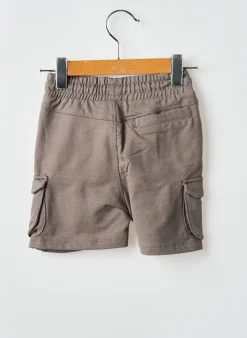 Bermuda Garcia Gris Taille Élastique
