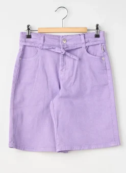 Bermuda Le Temps Des Cerises Violet Taille Ajustable