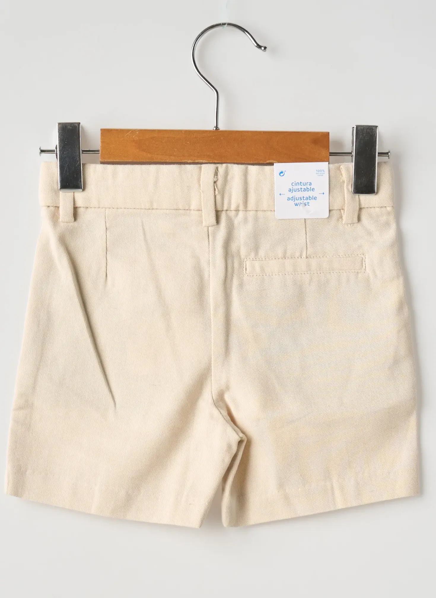 Bermuda Mayoral Beige Taille Ajustable