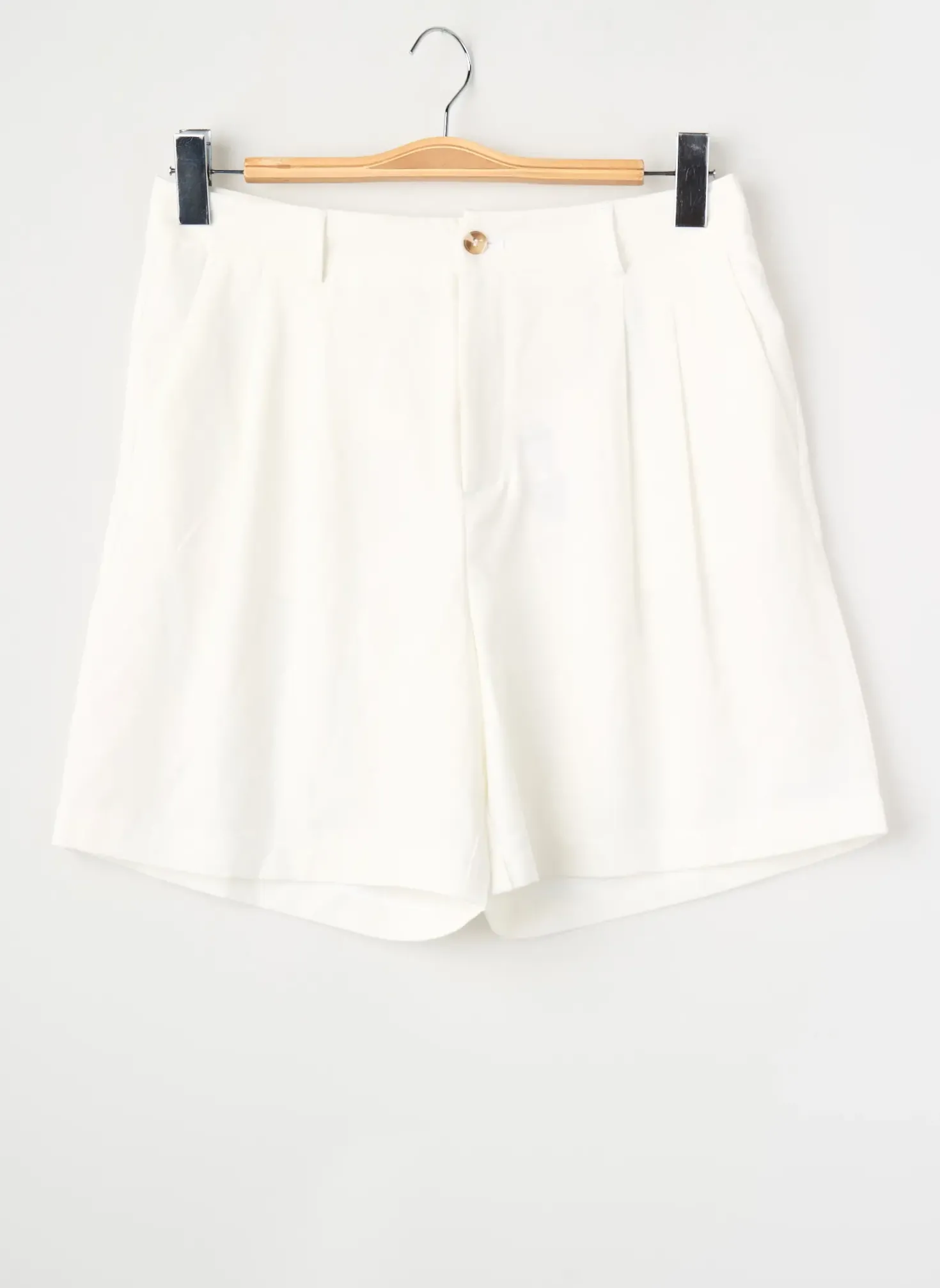 Bermuda Only Beige Taille Haute