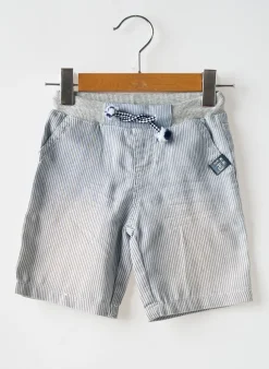 Bermuda 3 Pommes Gris Taille Élastique