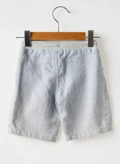 Bermuda 3 Pommes Gris Taille Élastique