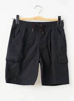 Bermuda Teddy Smith Noir Taille Élastique