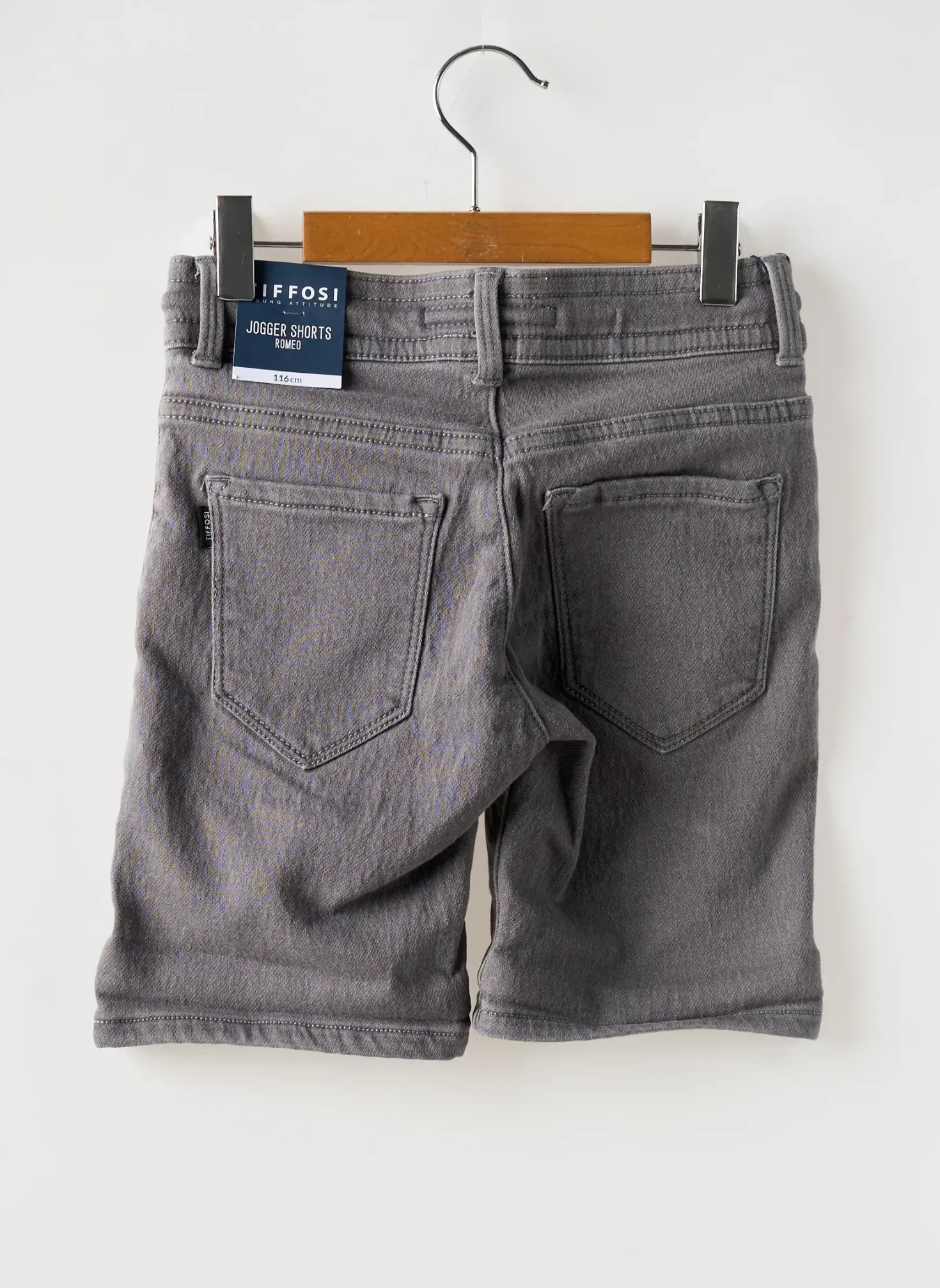 Bermuda Tiffosi Gris Taille Élastique