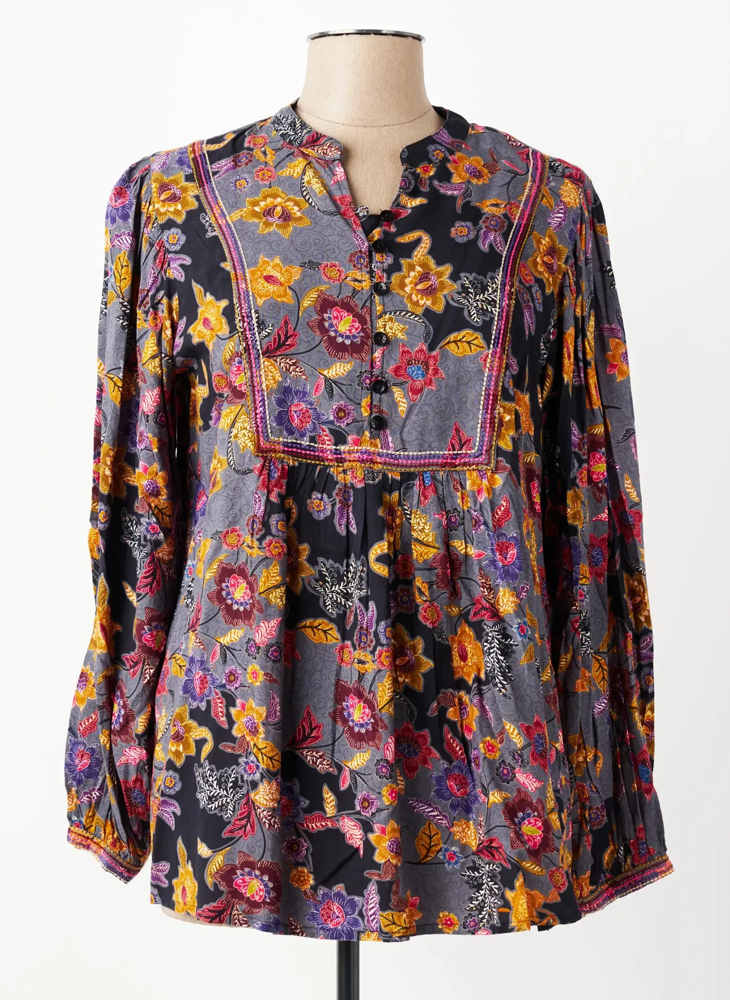 Blouse Agathe & Louise Noir Manches Longues
