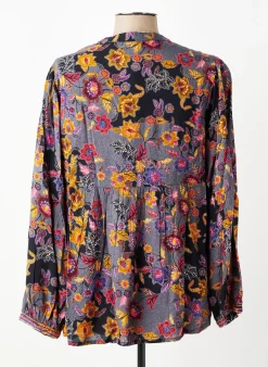 Blouse Agathe & Louise Noir Manches Longues