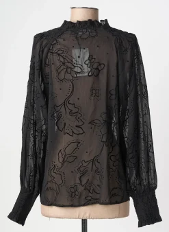 Blouse Desigual Noir Manches Longues