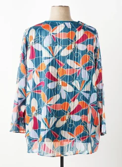Blouse Gregory Pat Vert Manches Longues