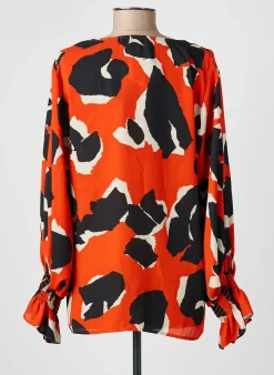 Blouse Joseph Ribkoff Orange Manches Longues