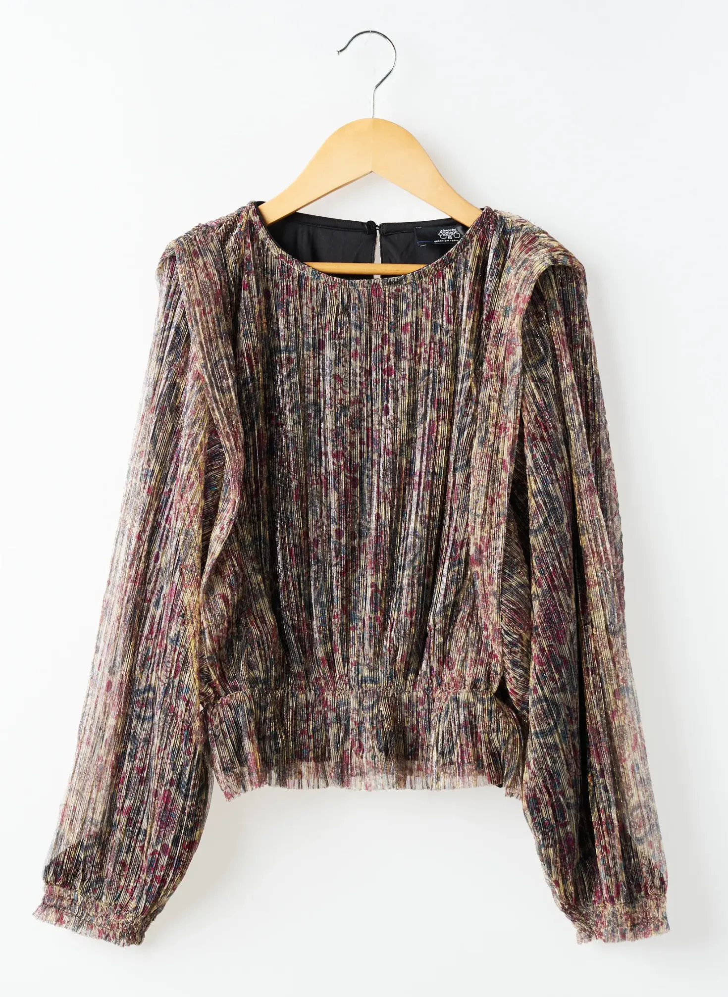 Blouse Le Temps Des Cerises Gris Manches Longues